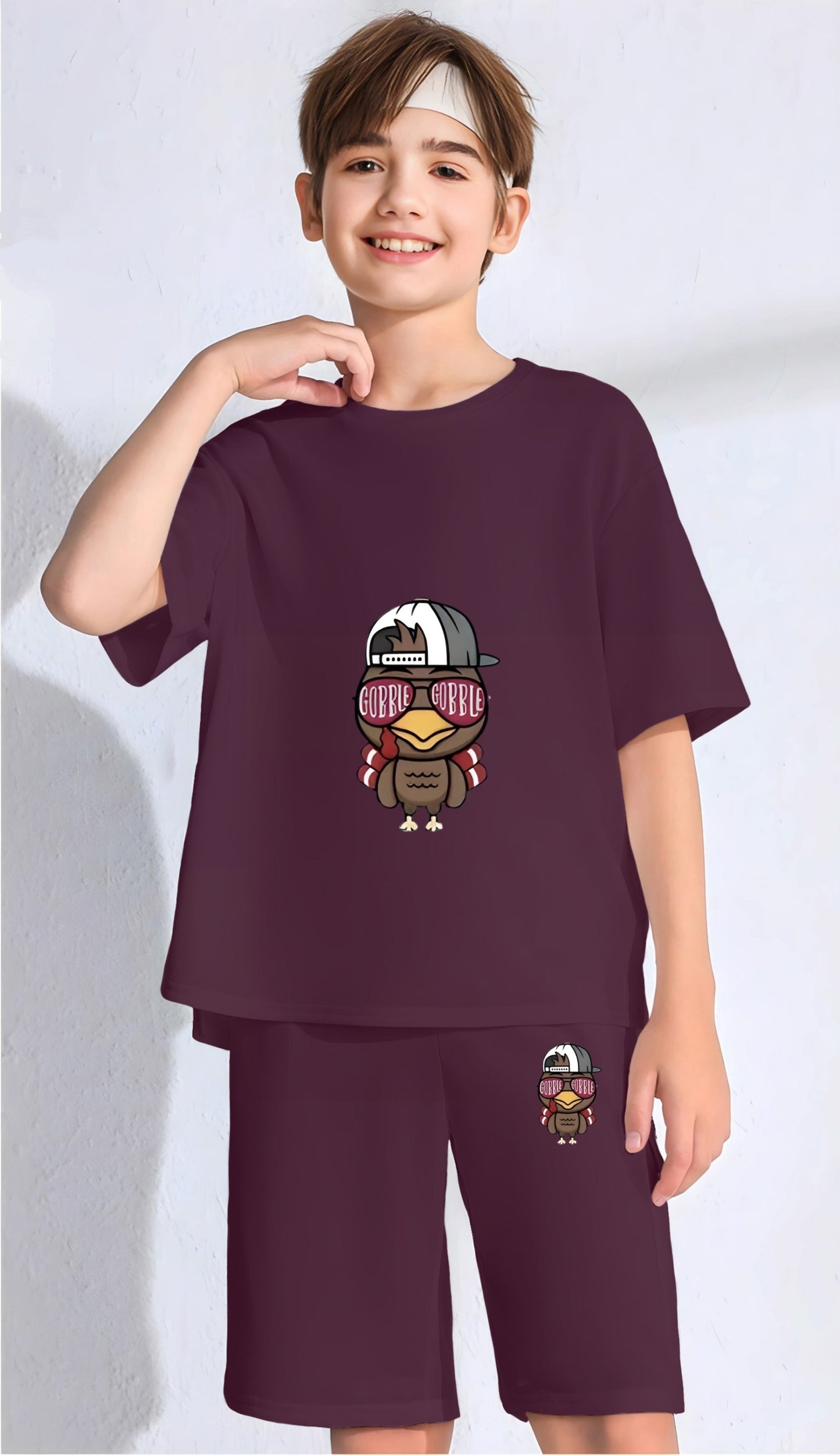 Wine Cool Bird Printed Co-Ord Set