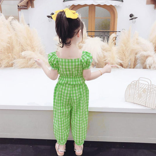 Pattachecks Suit for Toddler Girl